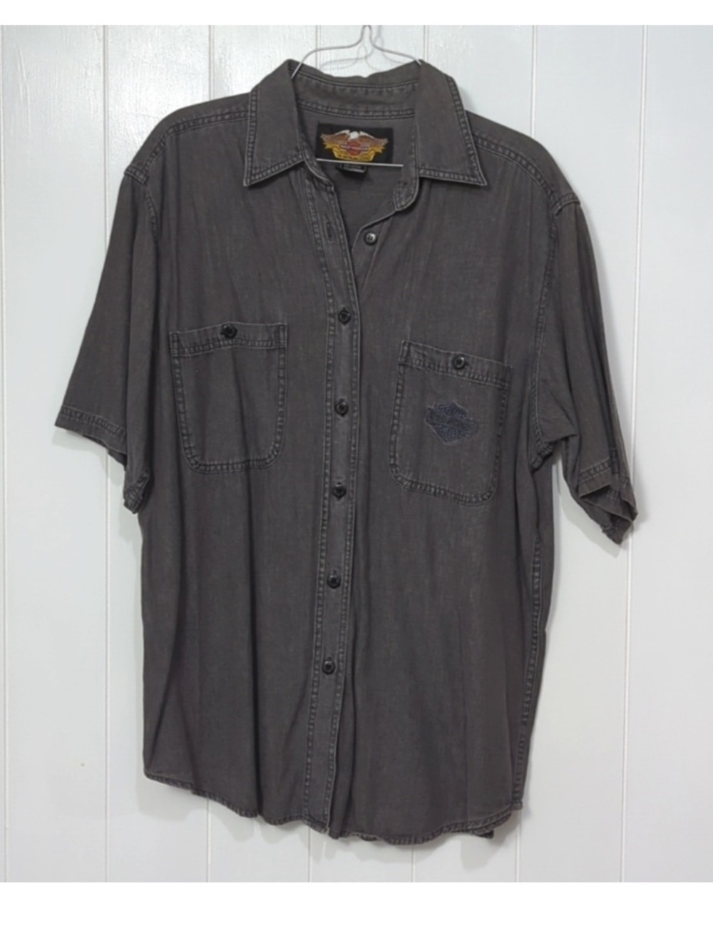 EUC Vintage Harley Davidson Button Shirt - Picture 6 of 6